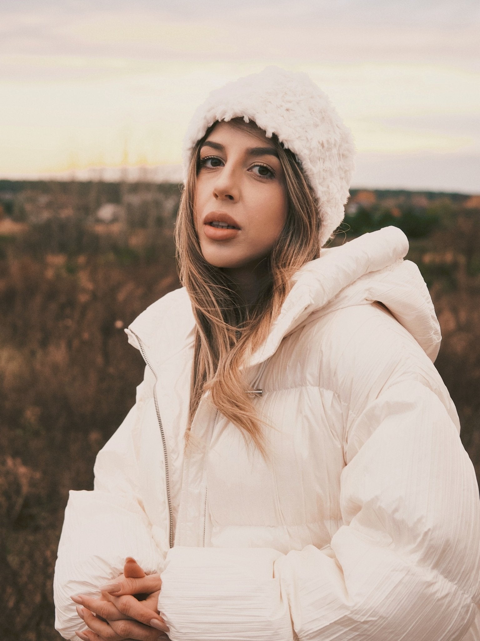 Панама Ніжна тепла Панама зі штучного хутра Black - Kashket.me Taton.shop