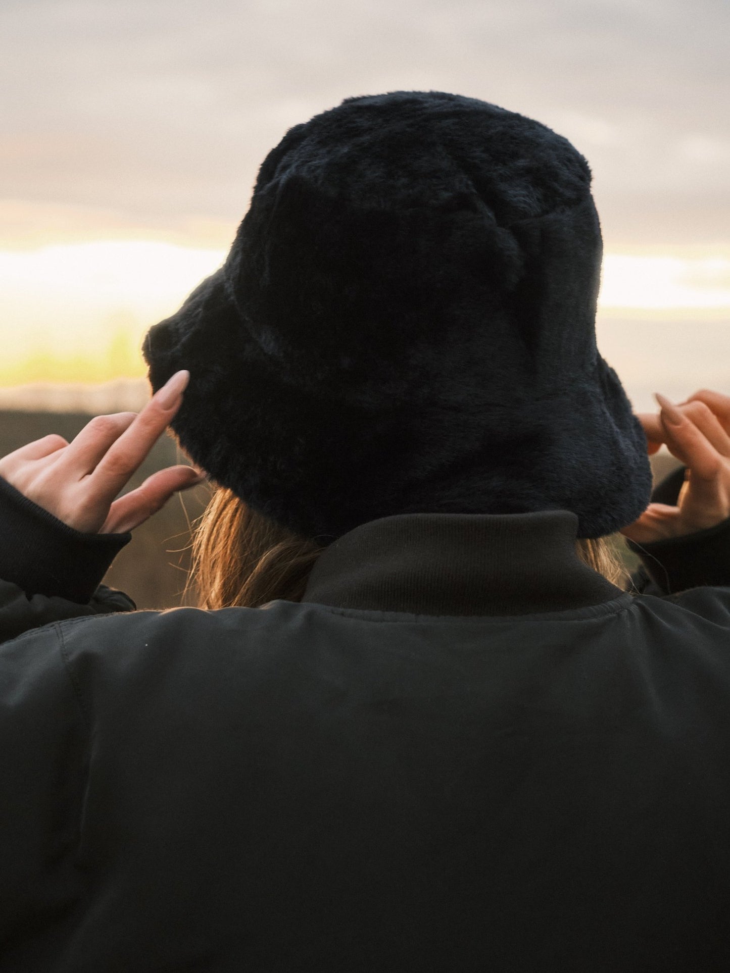 Панама Панама з еко - хутра Teddy Bucket Beige - Kashket.me Taton.shop