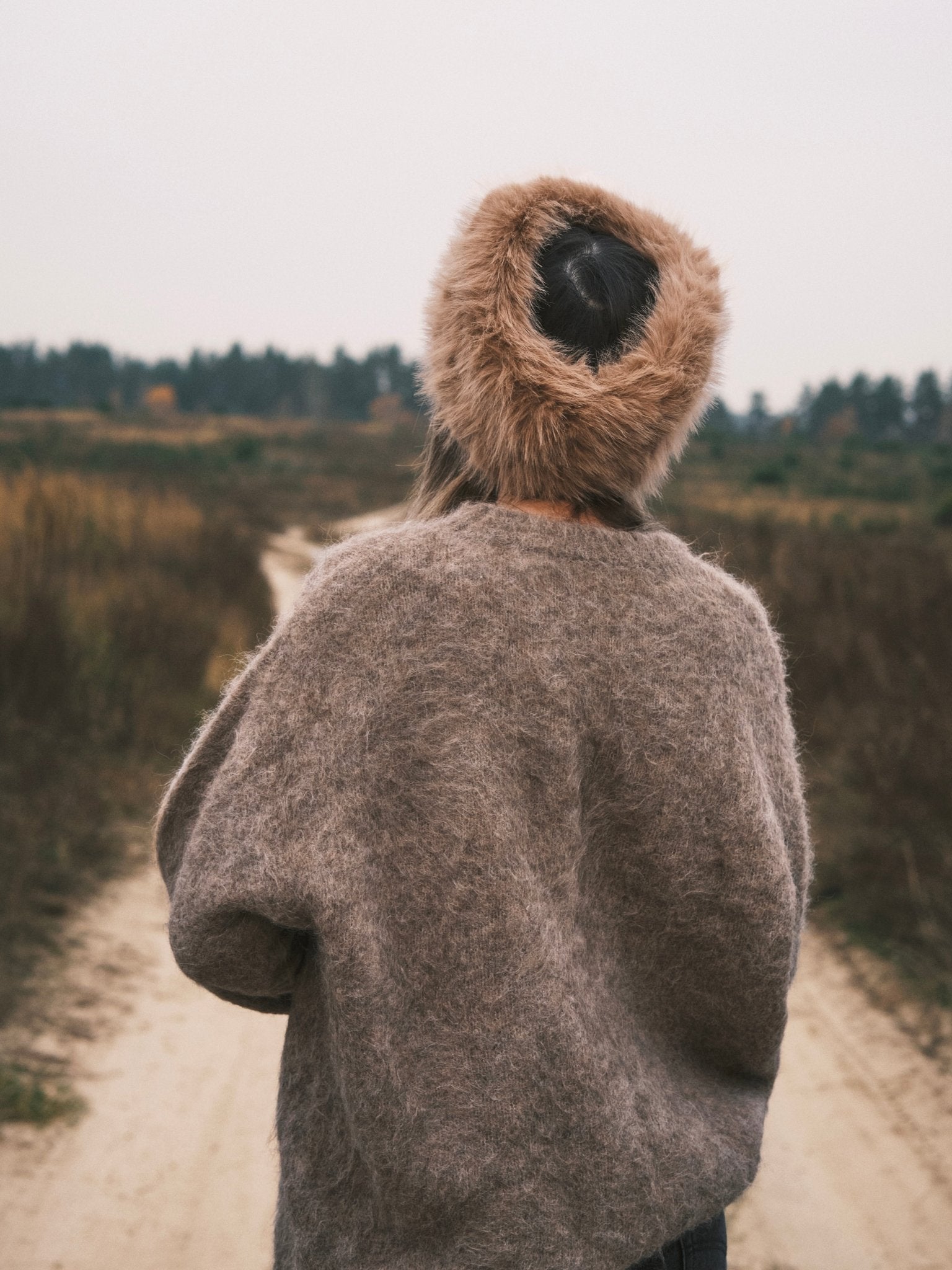 Панама Тепла зимова повʼязка на голову зі штучного хутра 🧣✨ жіноча хутряна повʼязка замість шапки White - Kashket.me Taton.shop