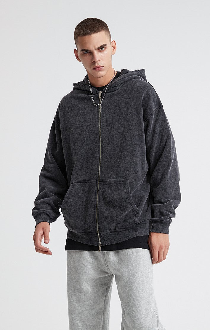 zipper hoodie Потерта оверсайз Зіпка M - Tsupkyi (Цупкий) Taton.shop