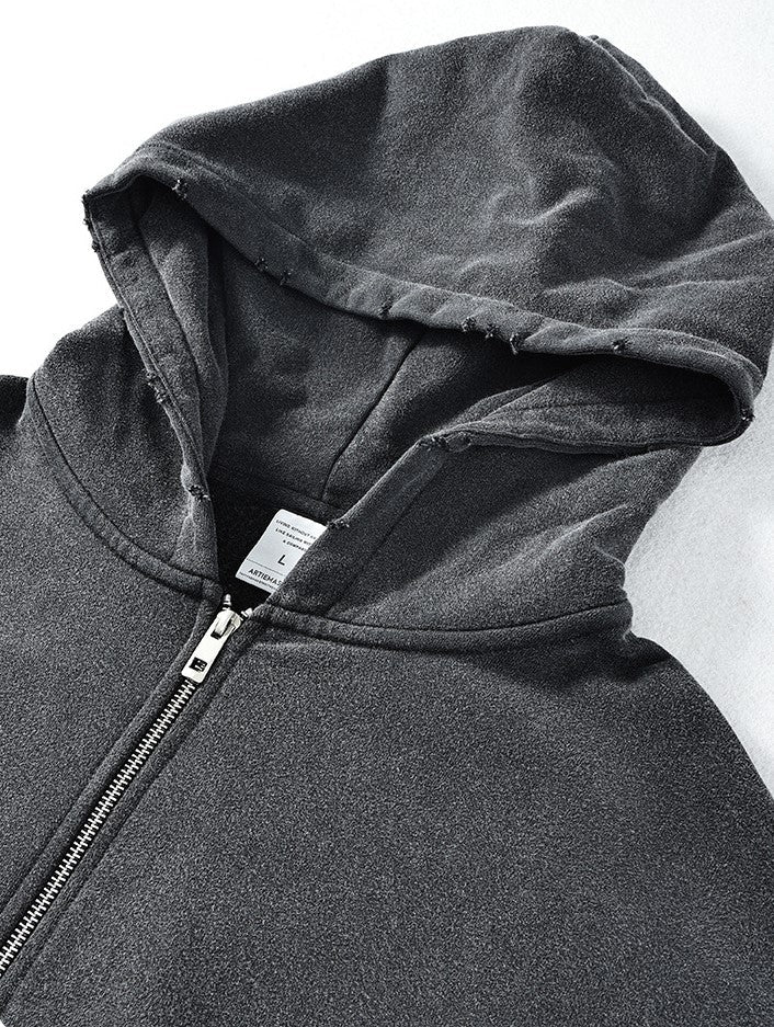 zipper hoodie Потерта оверсайз Зіпка M - Tsupkyi (Цупкий) Taton.shop