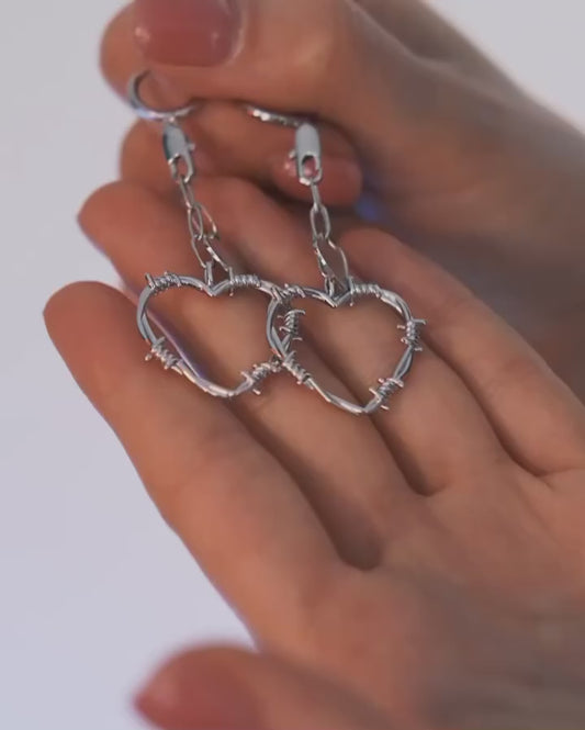 Сережки Колючий Дріт твого кохання 🧡