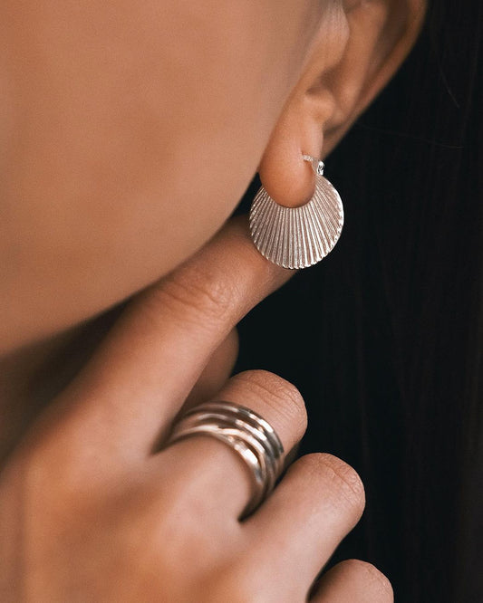 Сережки Ребристі сережки - Kashimir.me Taton.shop