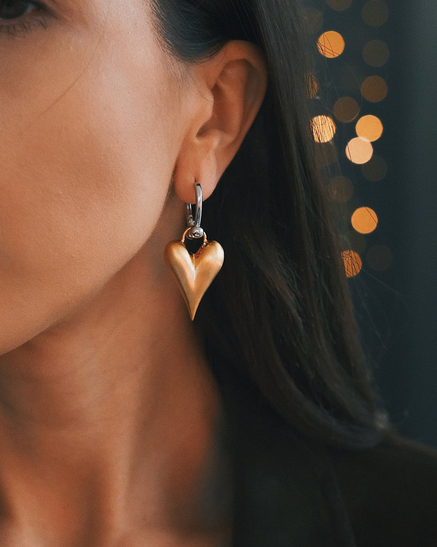 Сережки Елітні сережки Колір Кохання 🧡 Золоті з срібною застібкою - Kashimir.me Taton.shop