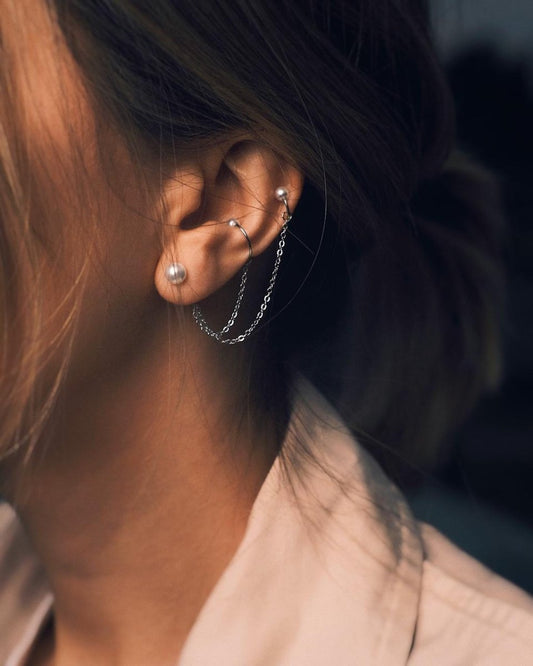 Сережки Сережки гвіздочки каф - Дикі перли - Kashimir.me Taton.shop