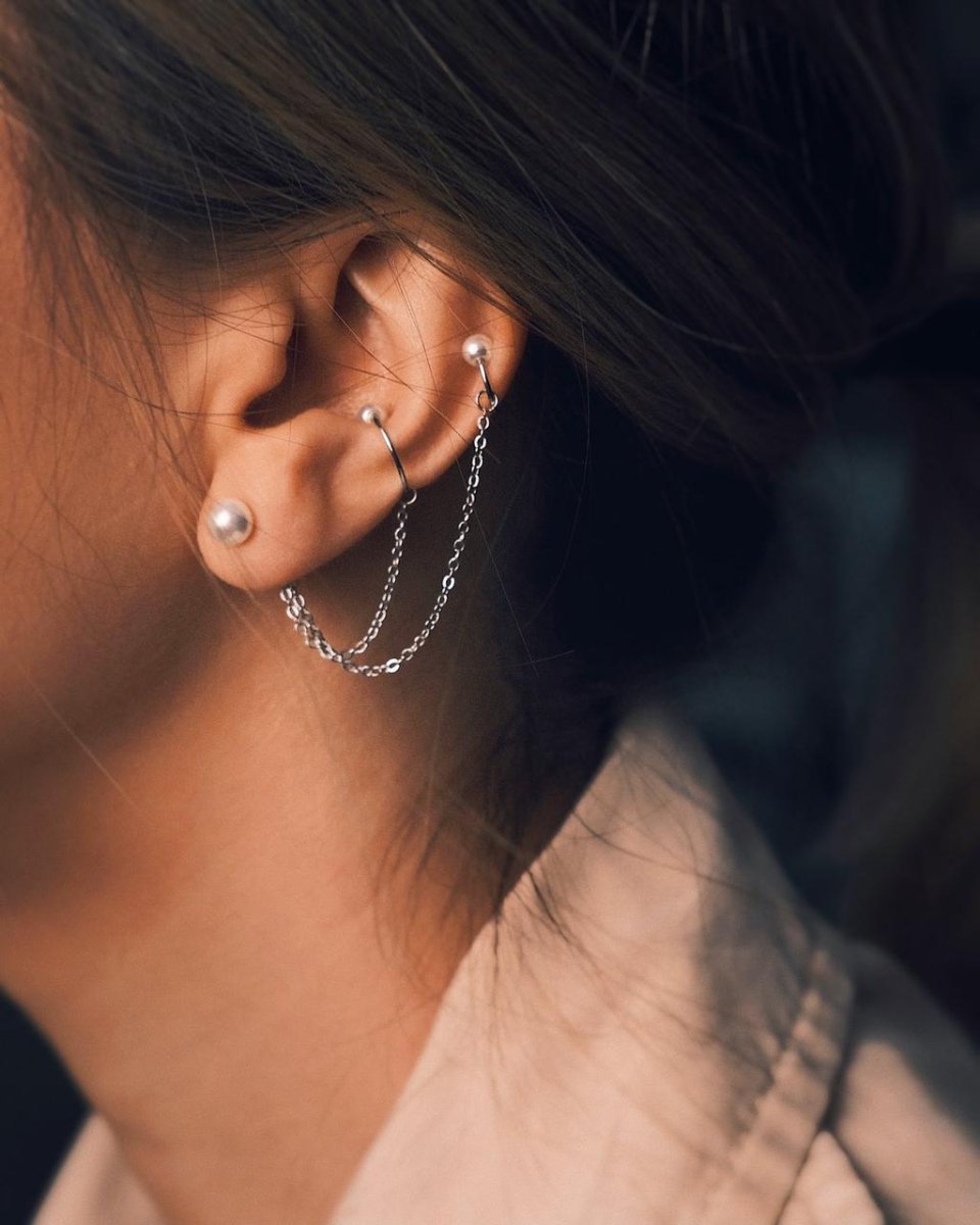 Сережки Сережки гвіздочки каф - Дикі перли - Kashimir.me Taton.shop