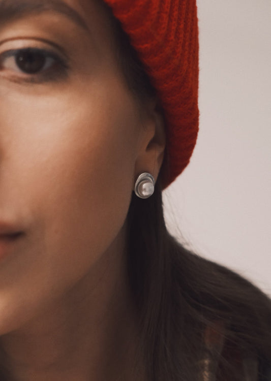 Сережки Сережки Мушля з перлиною - Kashimir.me Taton.shop