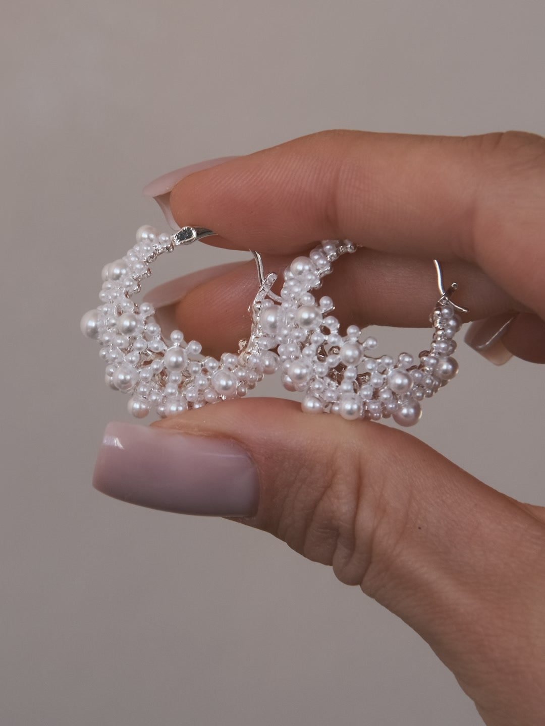 Сережки Сережки Краплі світла Сріблястий - Kashimir.me Taton.shop