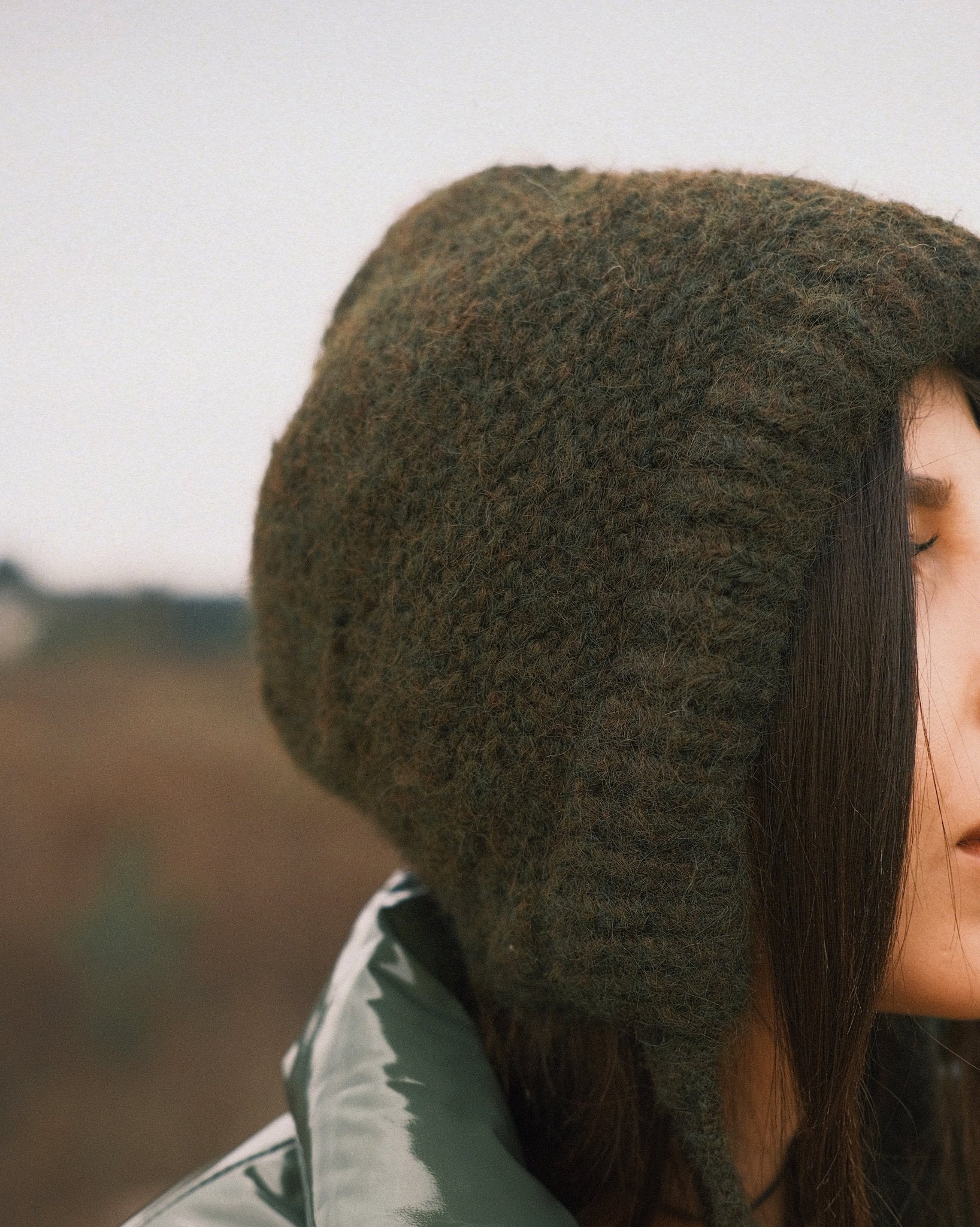 Шапка Шапка на завязках Brown - Kashket.me Taton.shop