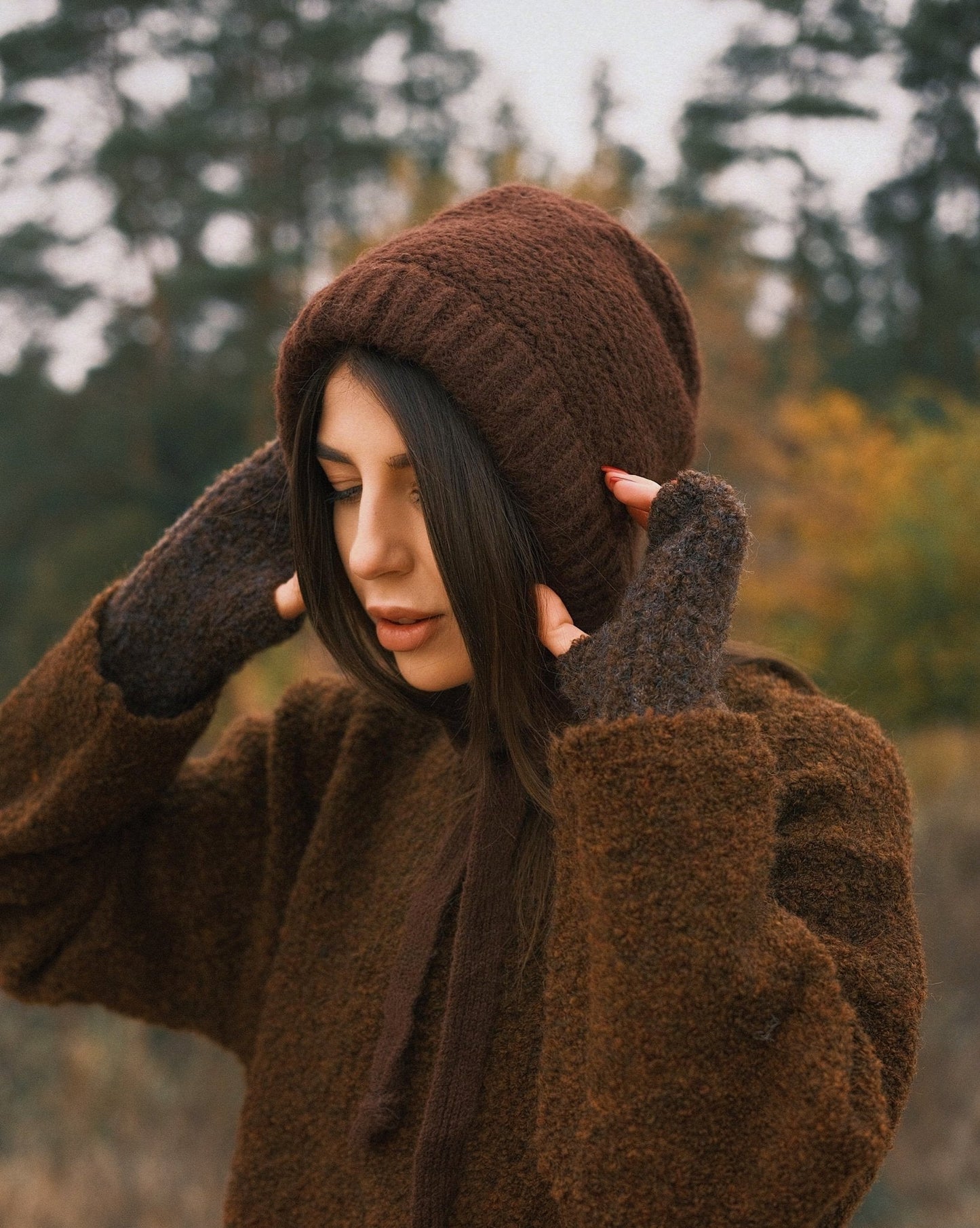 Шапка Шапка на завязках Dark Green - Kashket.me Taton.shop