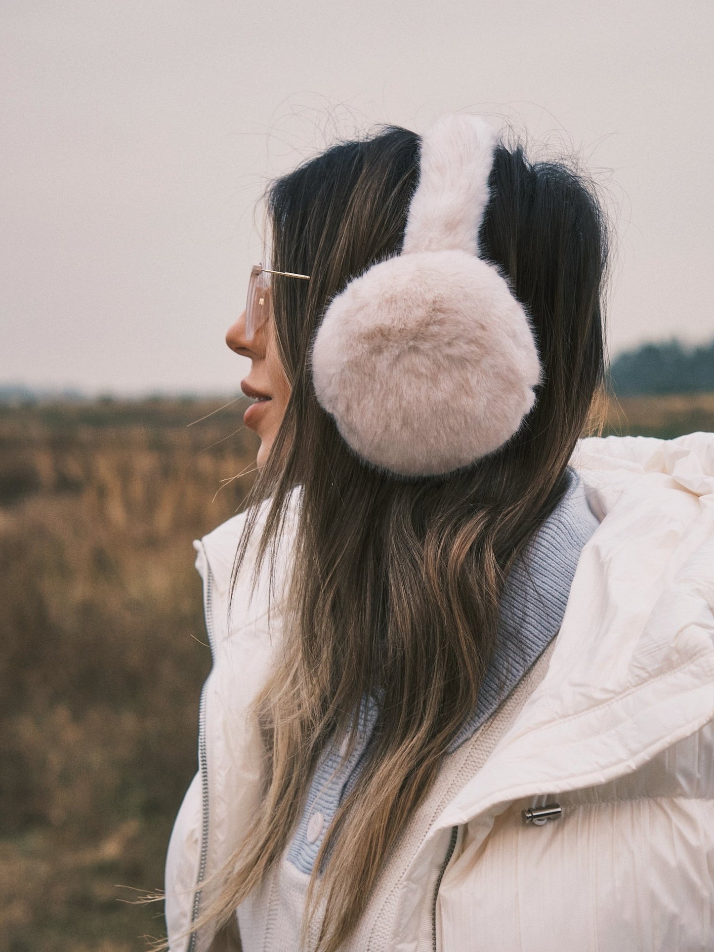 Шапка Теплі зимові хутряні навушники Black - Kashket.me Taton.shop