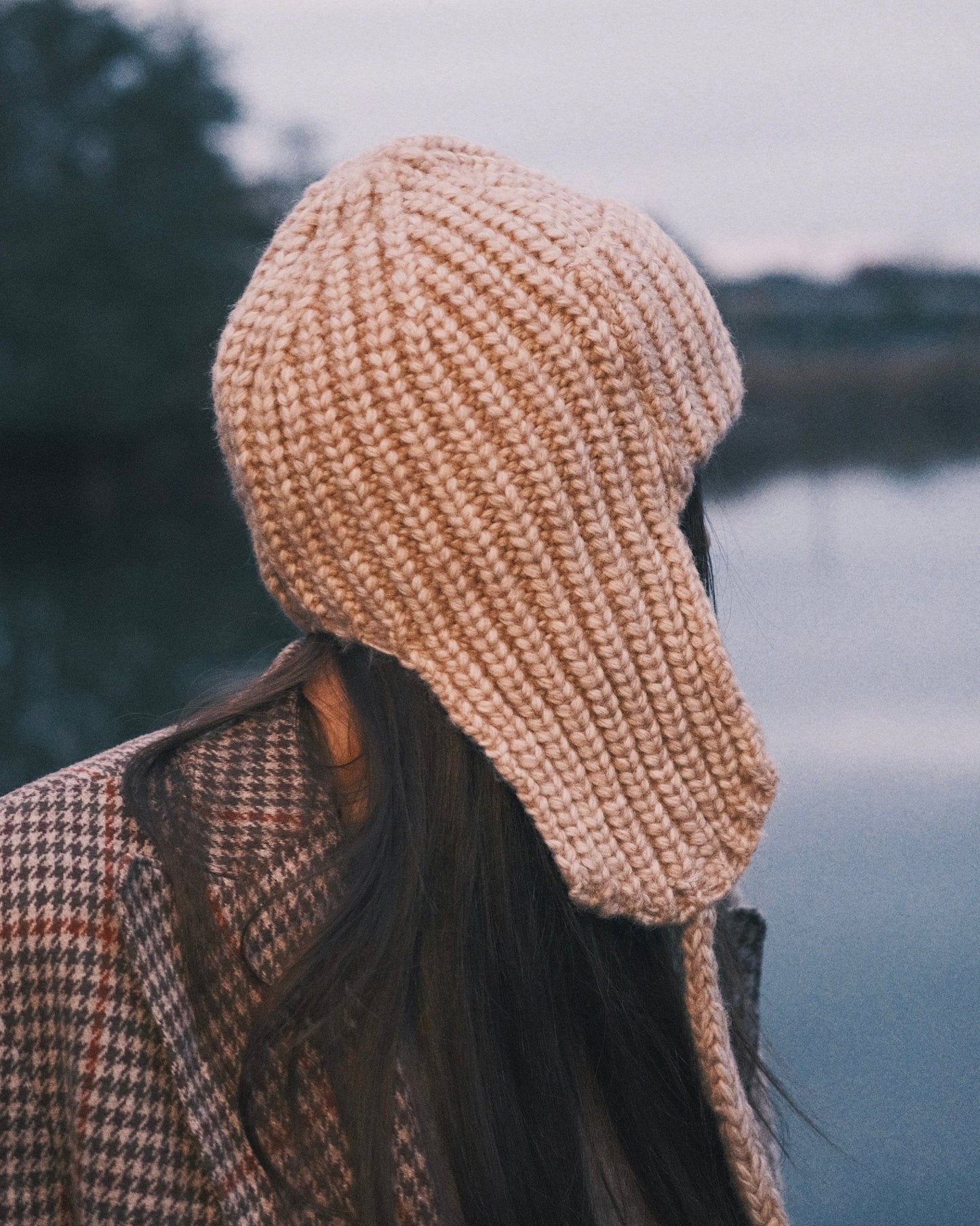 Шапка Вʼязана Шапка вушанка Gray - Kashket.me Taton.shop