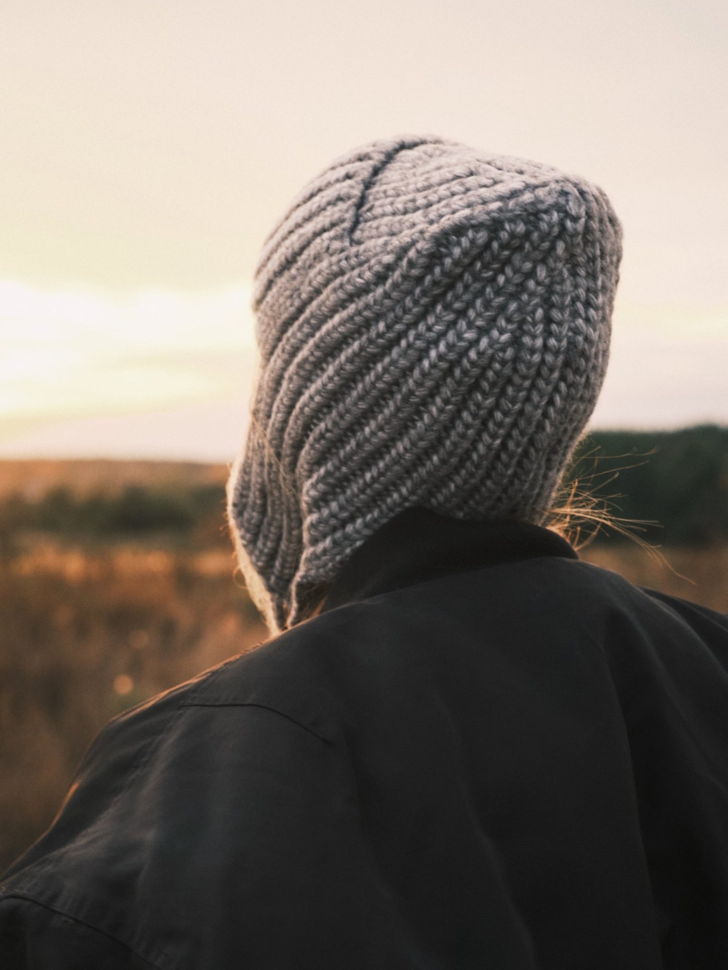 Шапка В'язана Шапка вушанка на зав'язках Gray - Kashket.me Taton.shop