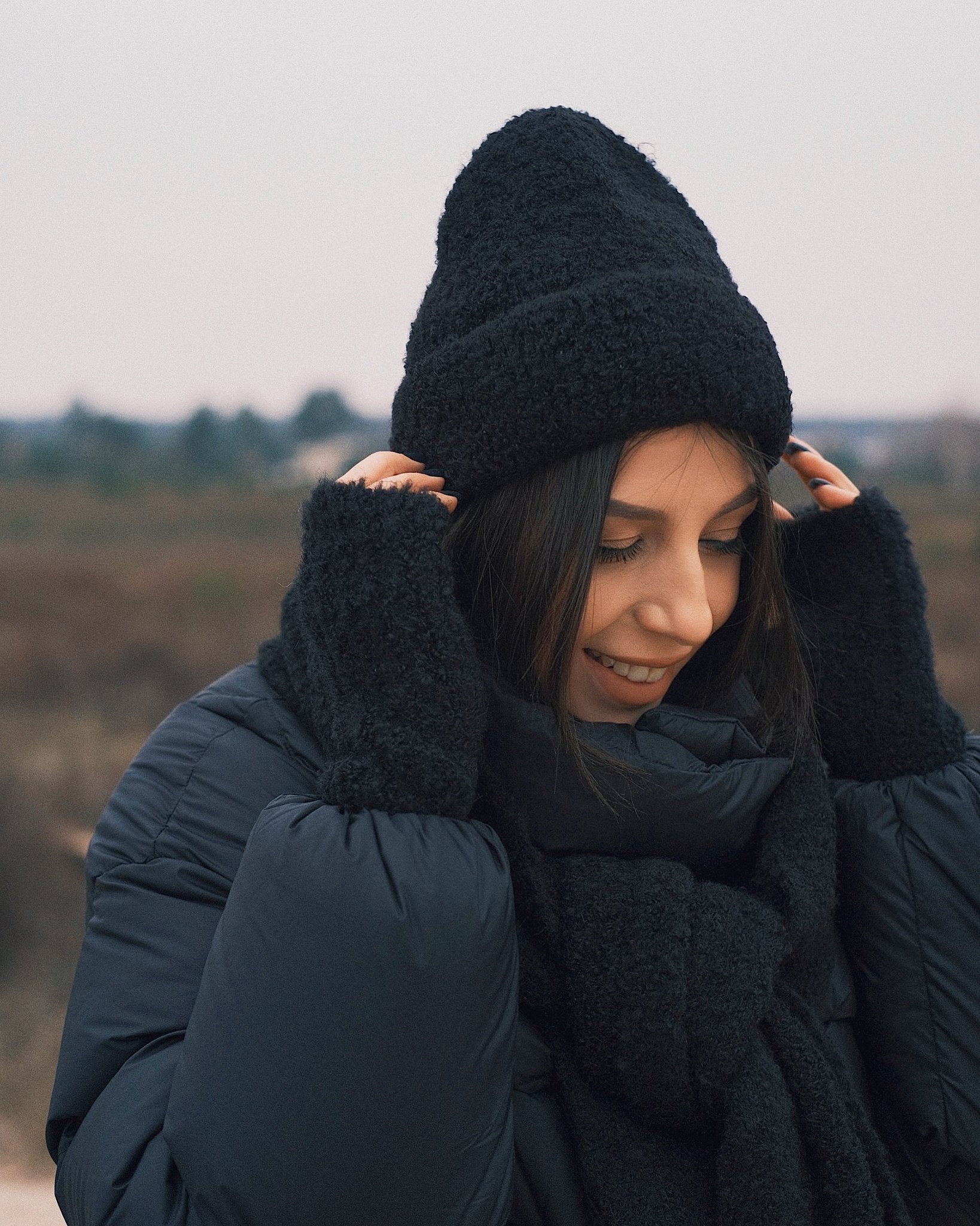 Шапка Шапка з вовною альпаки Зимова М’якість Верблюжа - Kashket.me Taton.shop