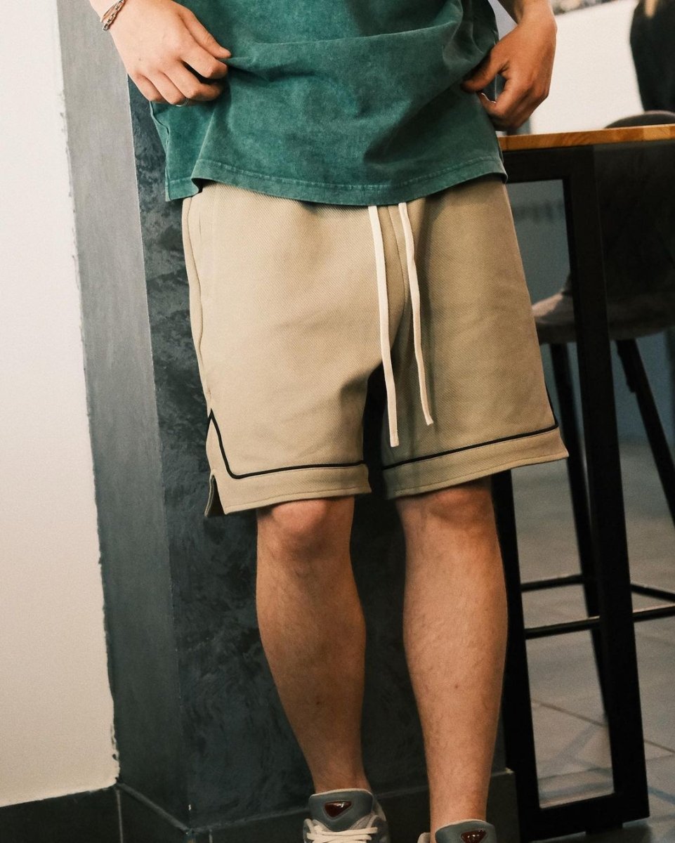 Shorts Оверсайз Шорти Цупкі S Беж - Tsupkyi (Цупкий) Taton.shop