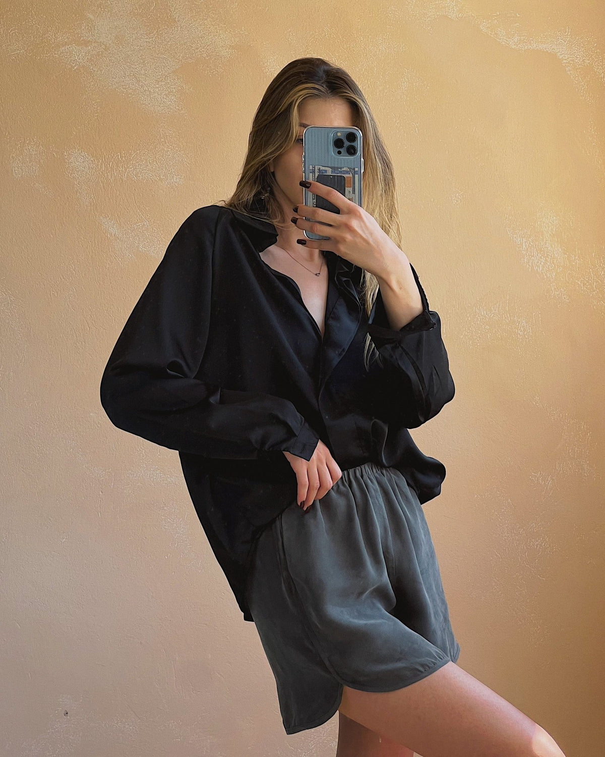 Shorts Преміум - шорти зі шовковистого Beamsilk та Rayon – вибір літа 🌞 Gray S - Tsupkyi (Цупкий) Taton.shop