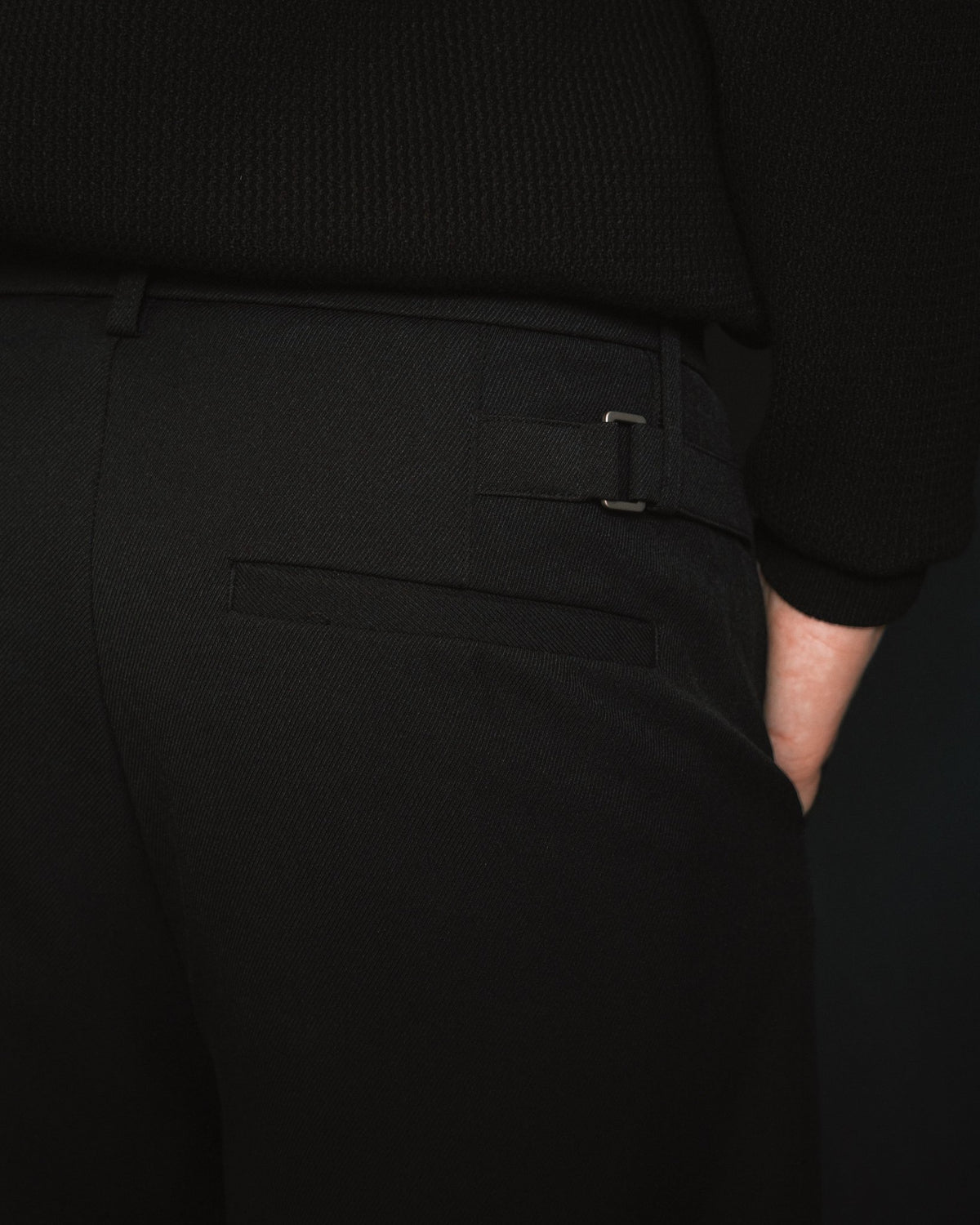 Штани Чоловічі широкі прямі брюки від Taton S Black - Tsupkyi (Цупкий) Taton.shop