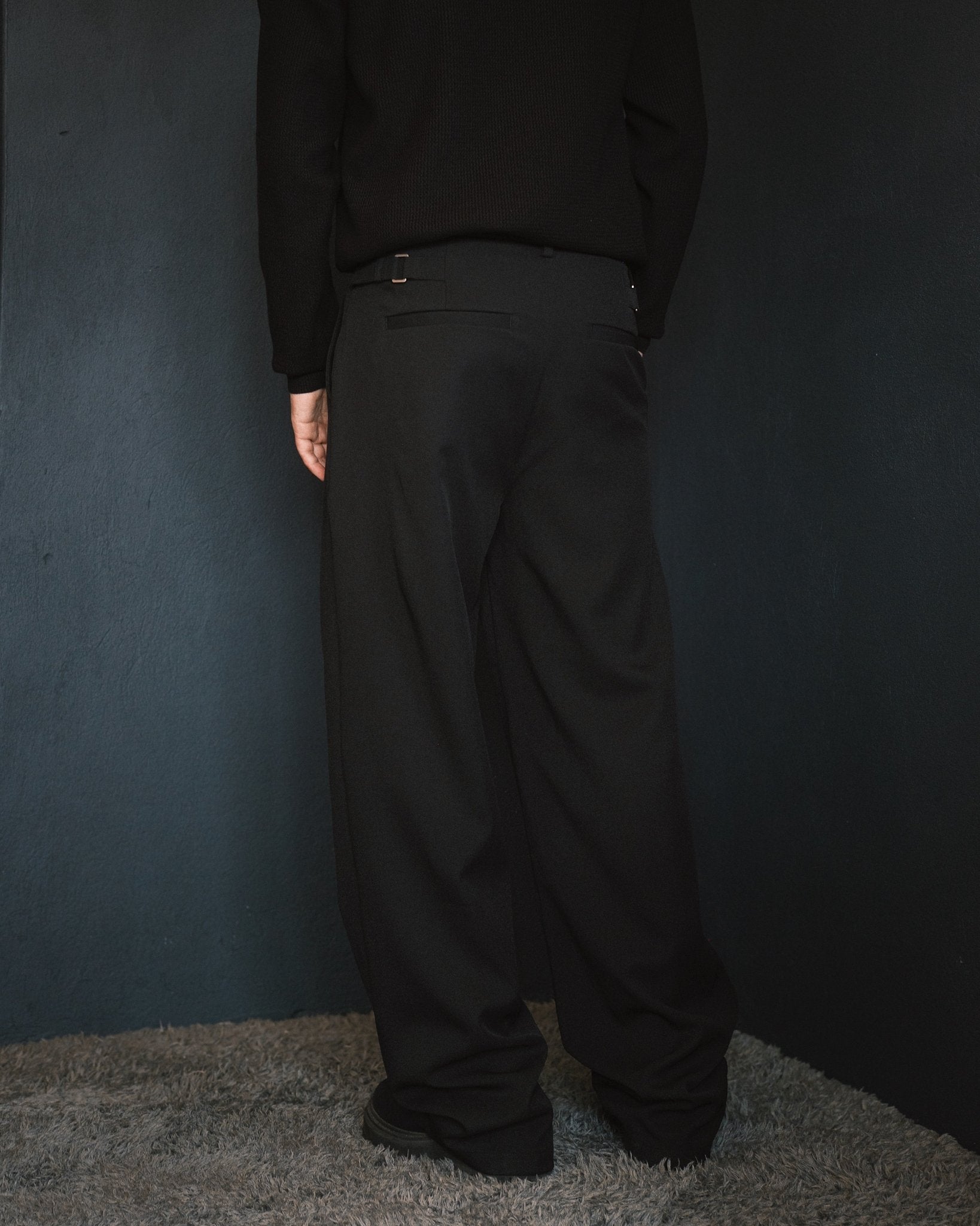 Штани Чоловічі широкі прямі брюки від Taton S Black - Tsupkyi (Цупкий) Taton.shop