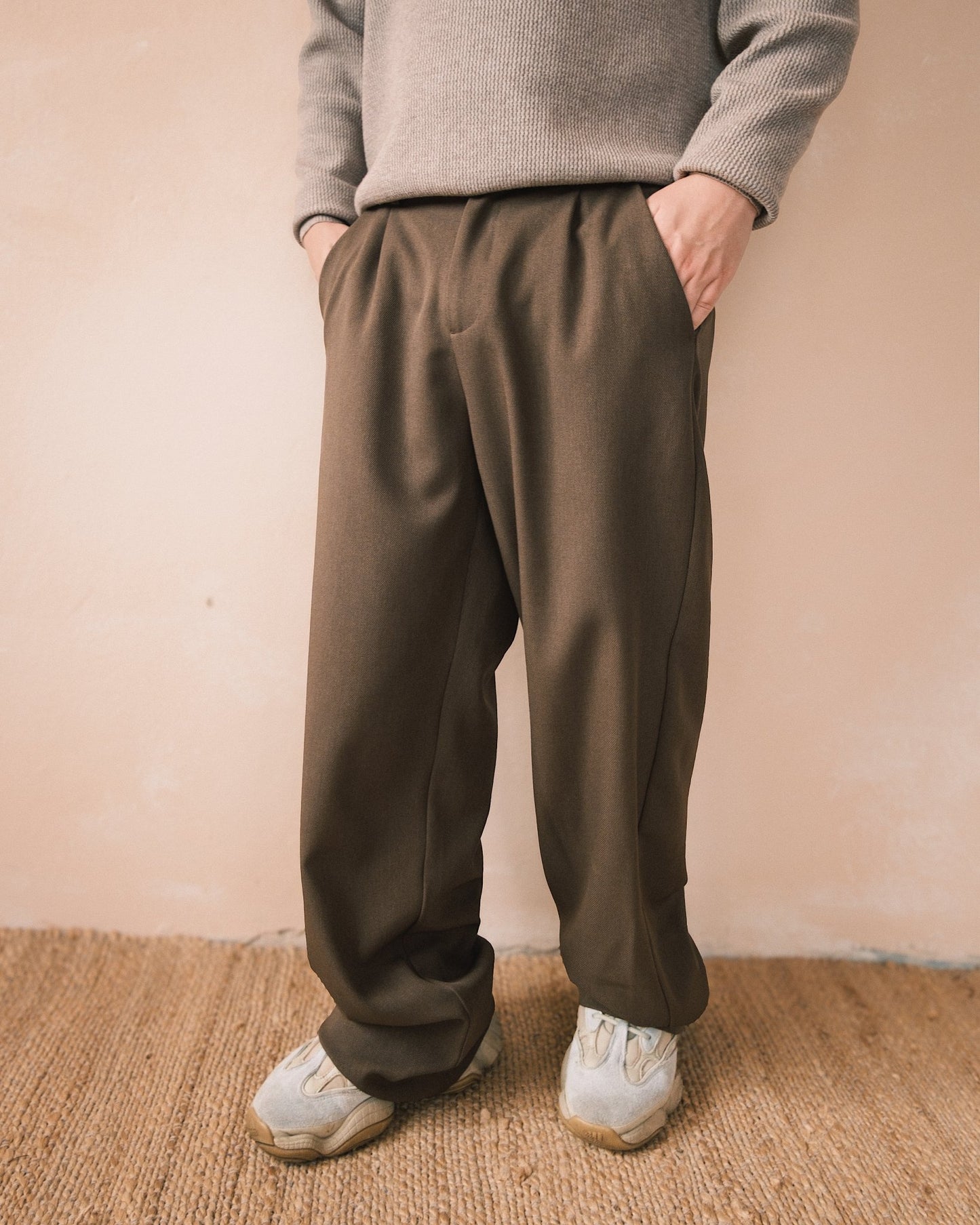 Штани Чоловічі широкі прямі брюки від Taton S Black - Tsupkyi (Цупкий) Taton.shop