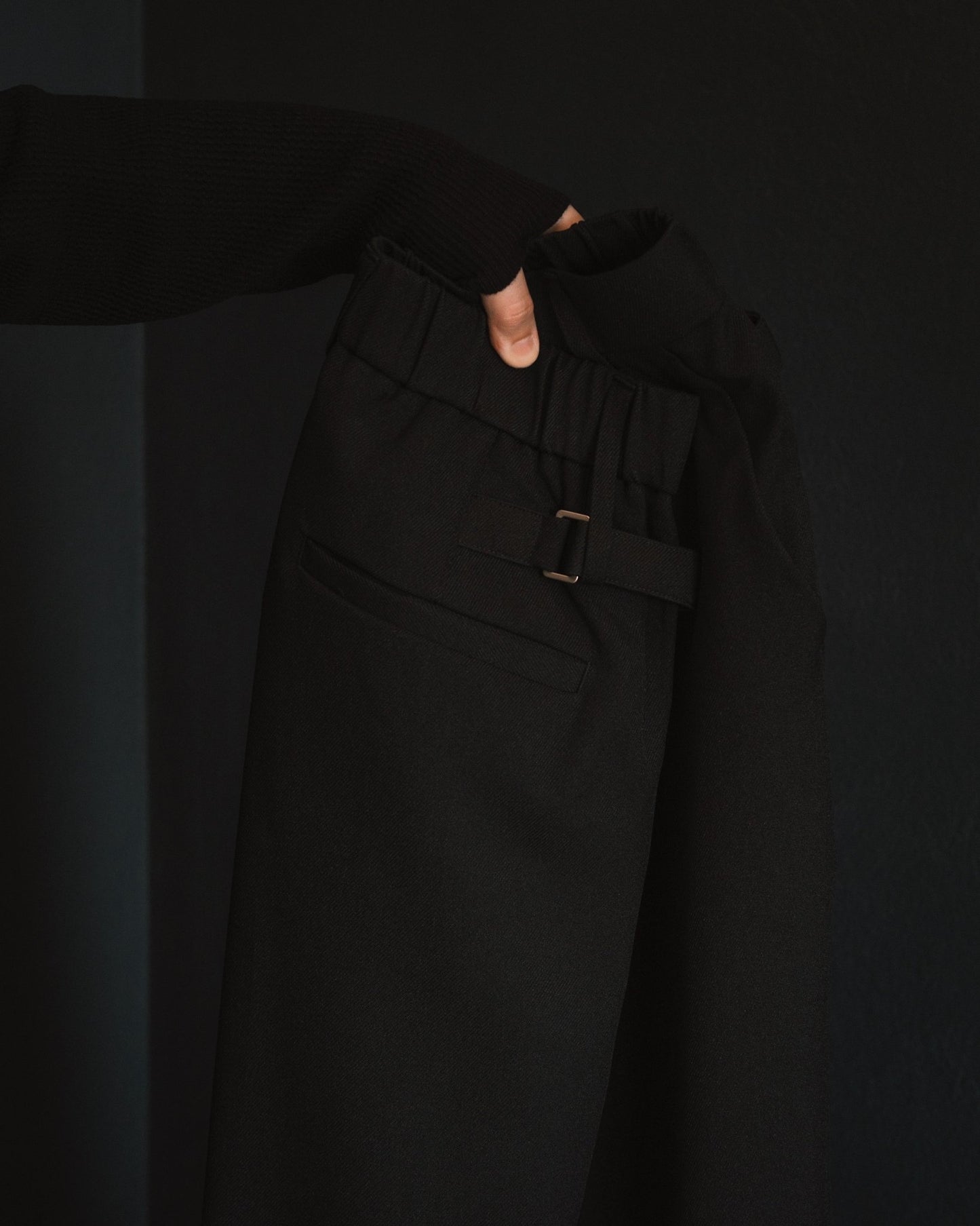 Штани Чоловічі широкі прямі брюки від Taton S Black - Tsupkyi (Цупкий) Taton.shop