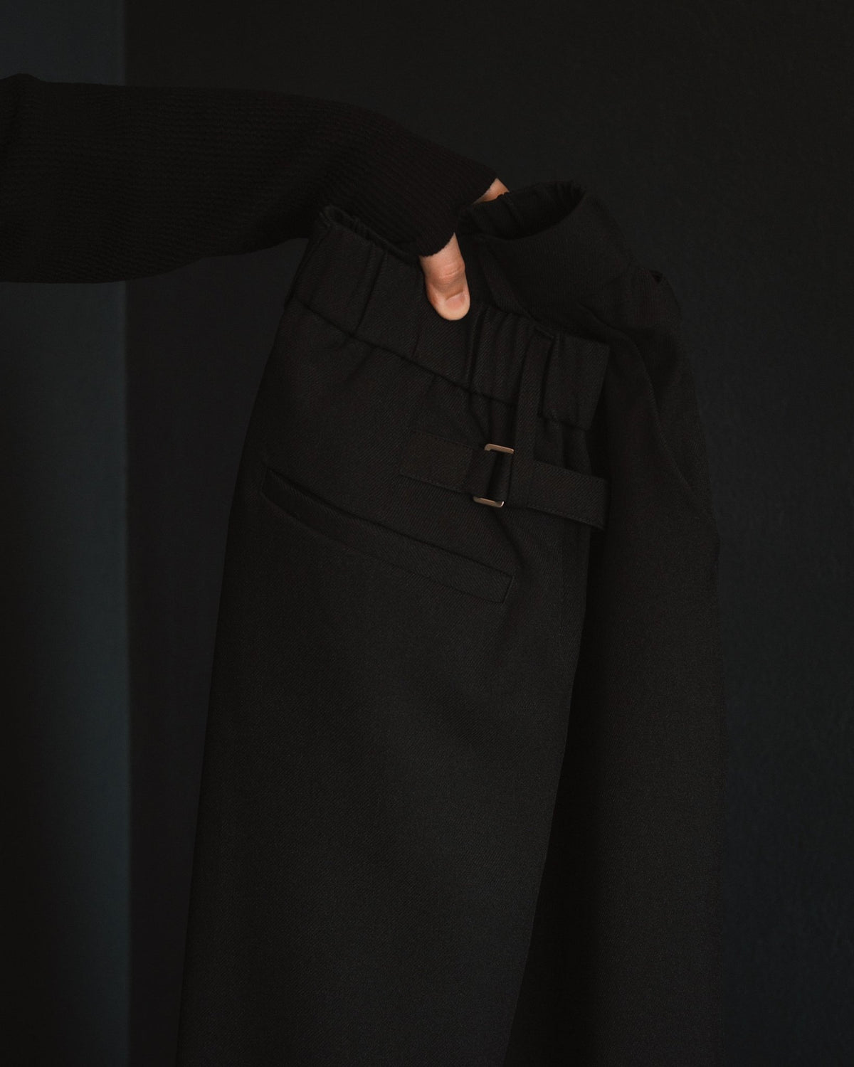 Штани Чоловічі широкі прямі брюки від Taton S Black - Tsupkyi (Цупкий) Taton.shop