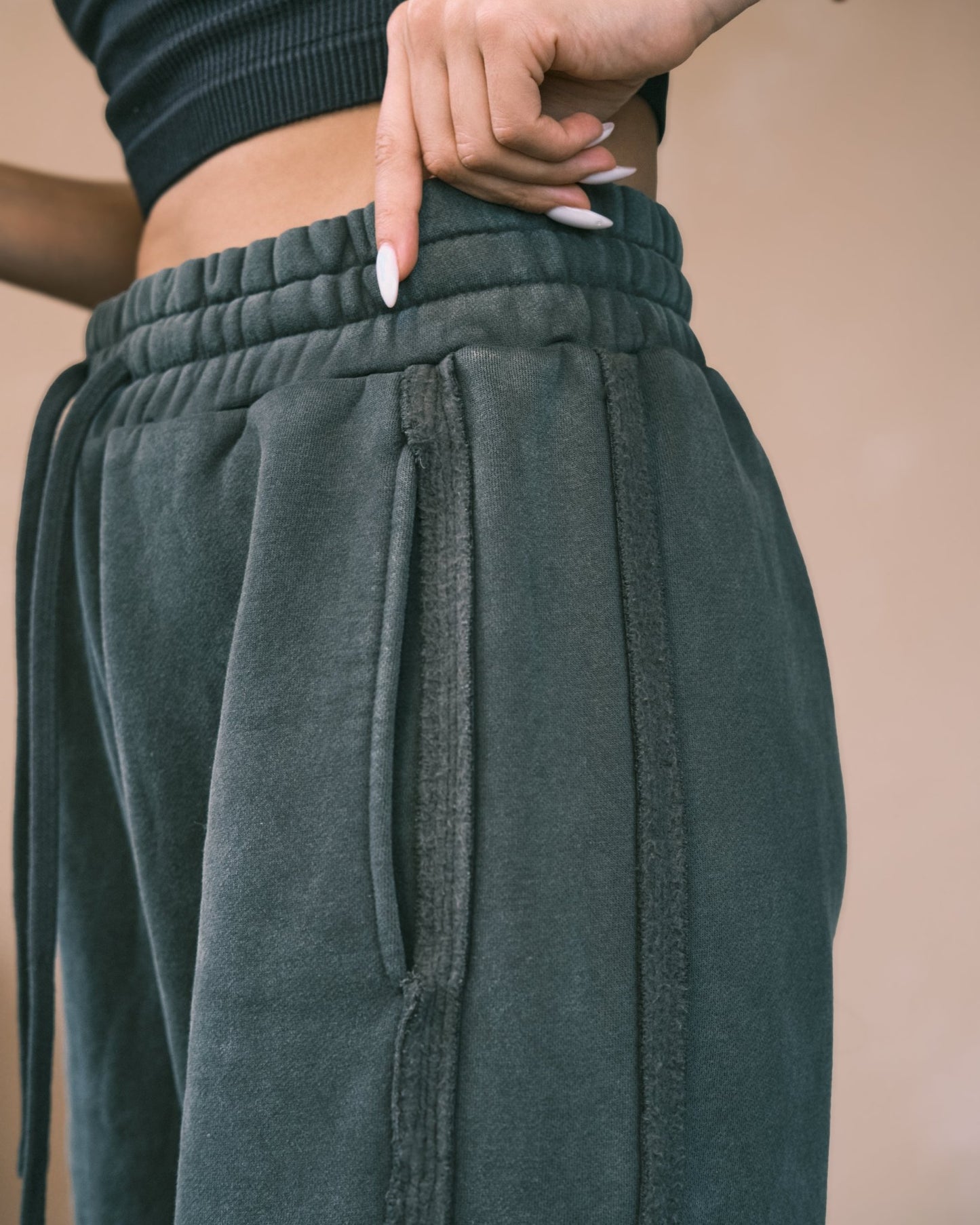 Штани Оверсайз штани з полосками. Теплий, м'який фліс S - Tsupkyi (Цупкий) Taton.shop