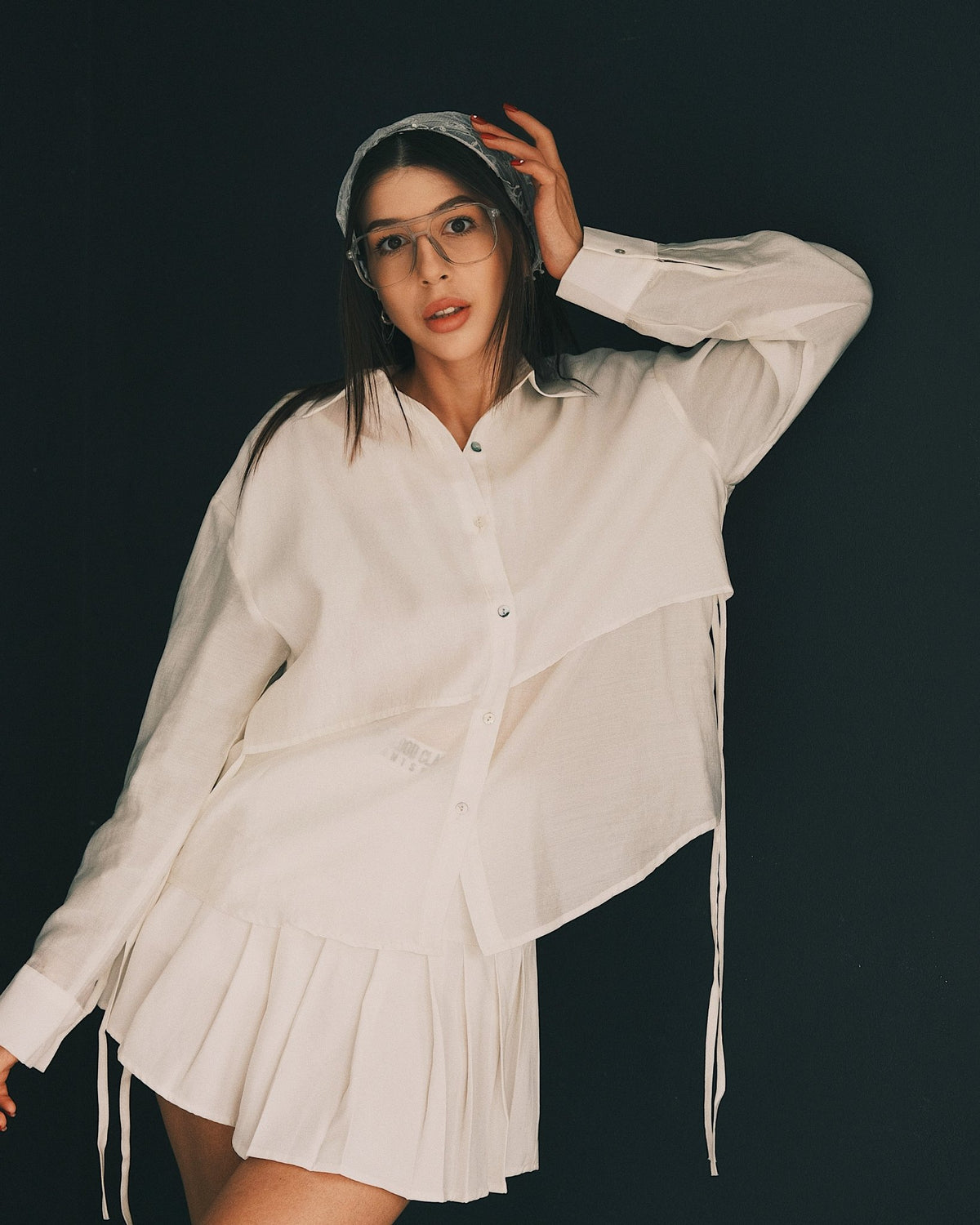 сорочка Лімітована сорочка з преміального ліоцелю White M - Tsupkyi (Цупкий) Taton.shop