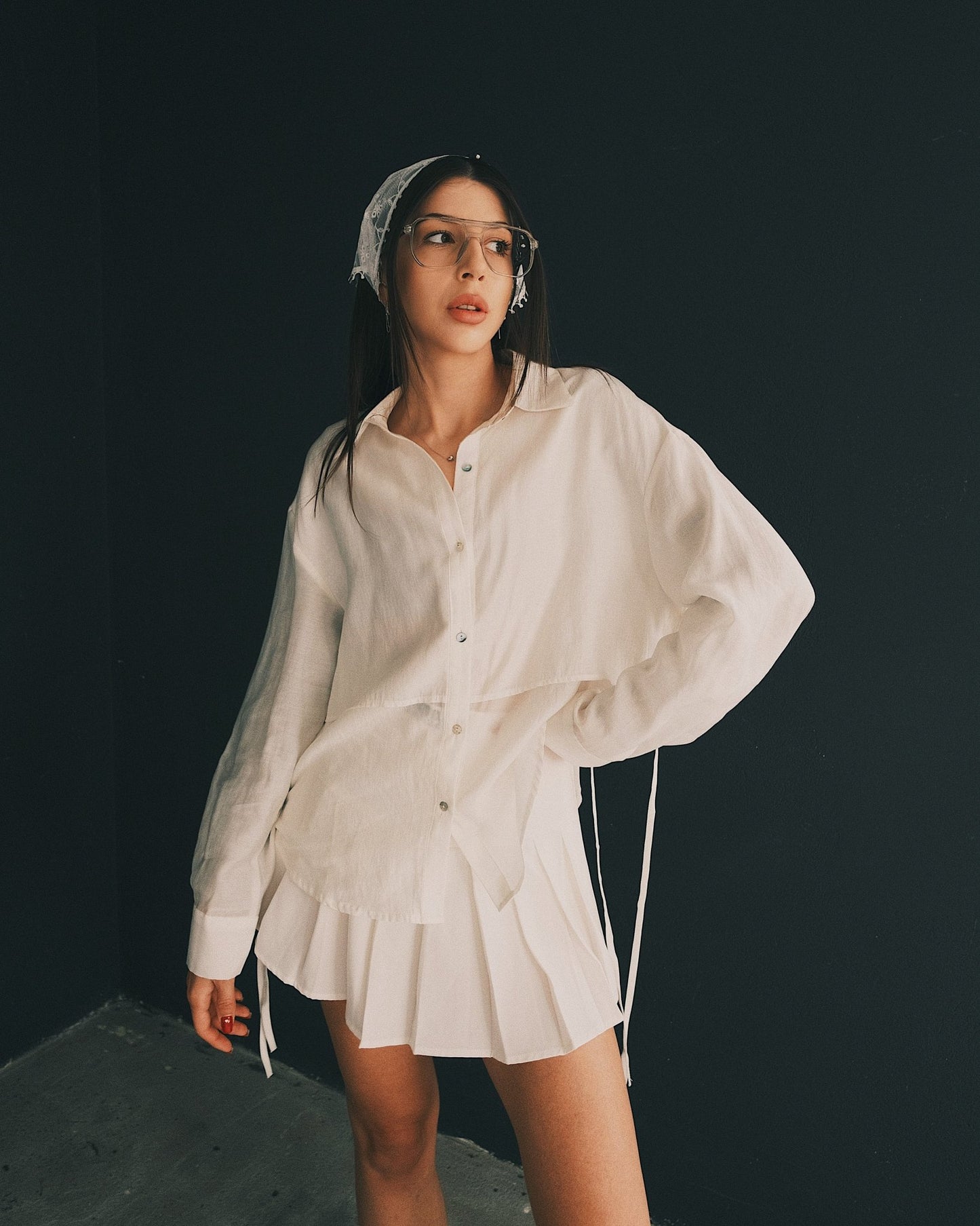 сорочка Лімітована сорочка з преміального ліоцелю White M - Tsupkyi (Цупкий) Taton.shop