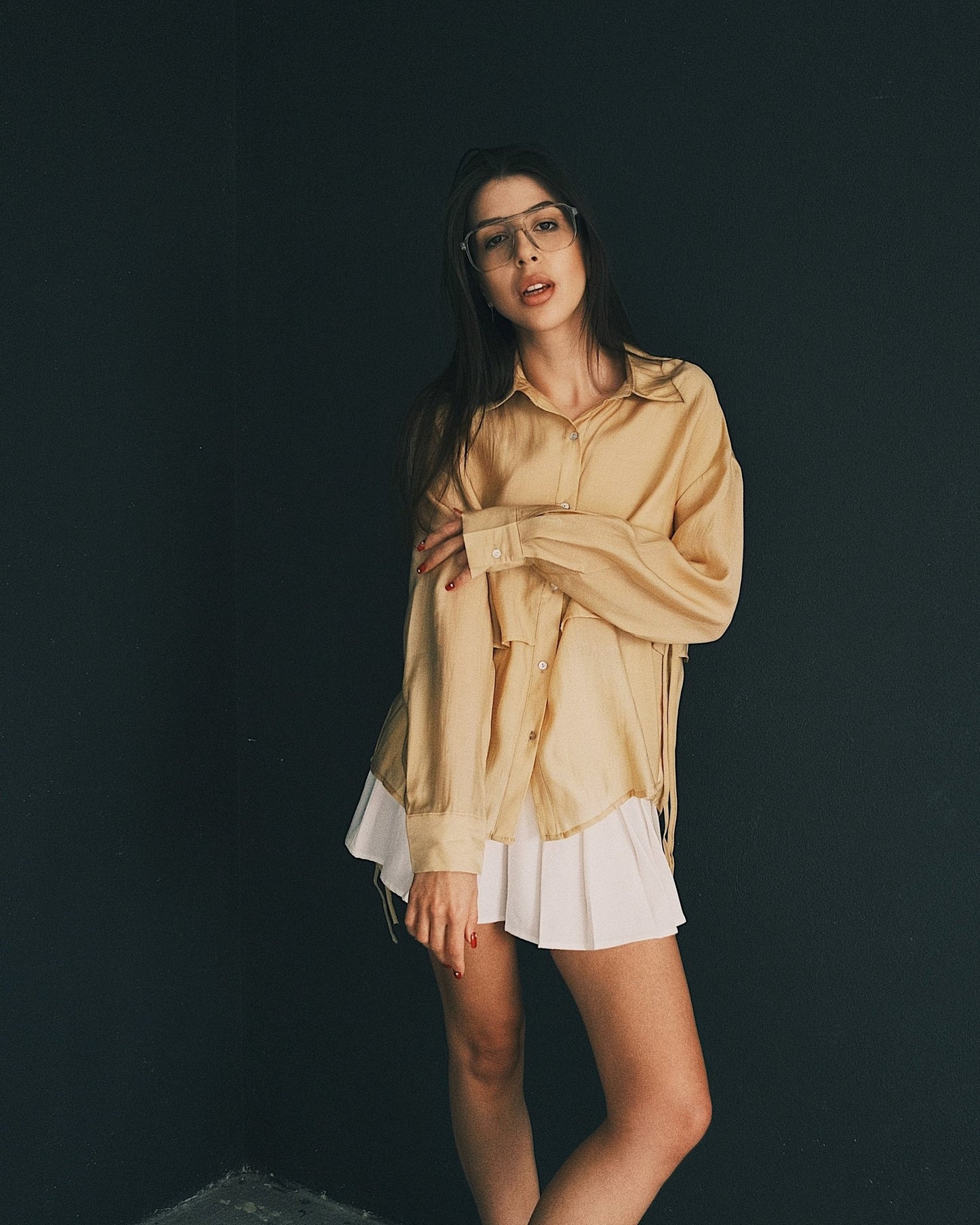 сорочка Лімітована сорочка з преміального ліоцелю White M - Tsupkyi (Цупкий) Taton.shop
