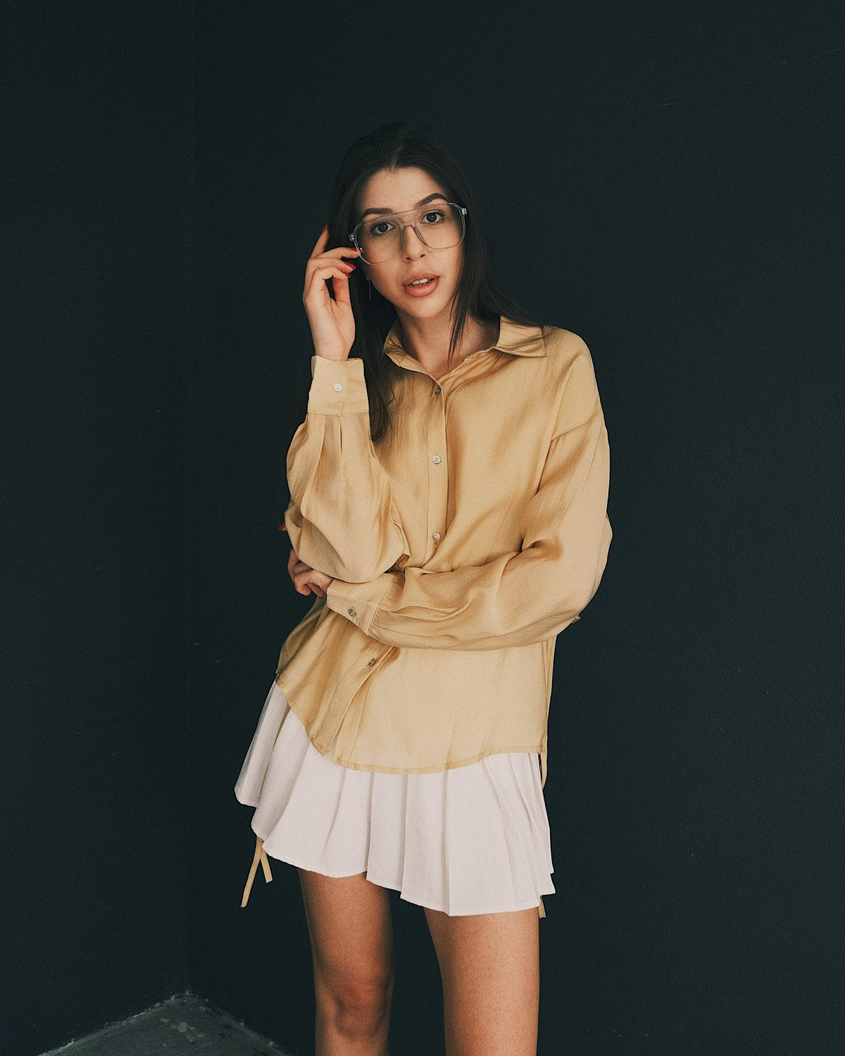 сорочка Лімітована сорочка з преміального ліоцелю White M - Tsupkyi (Цупкий) Taton.shop