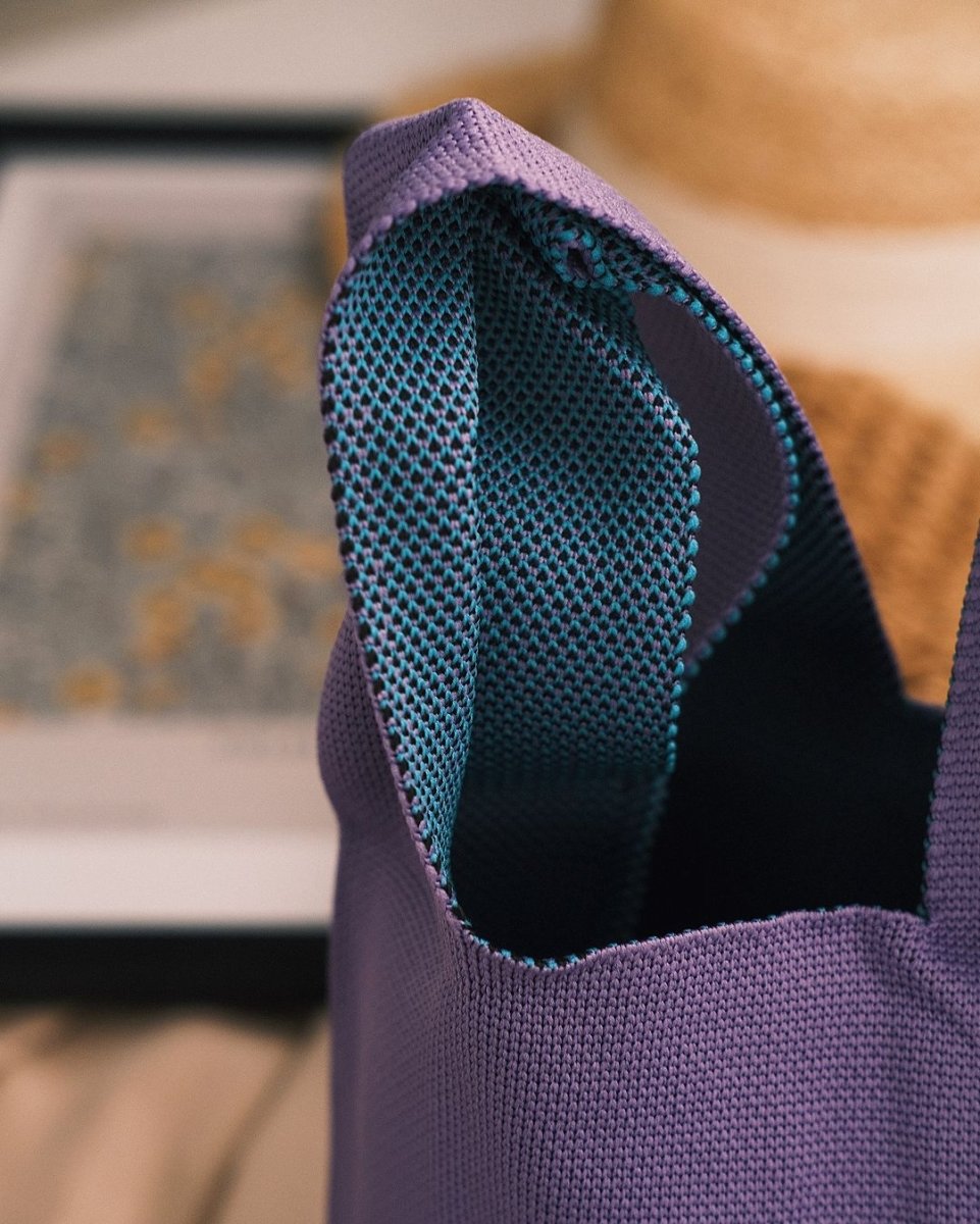 Bags В'язана сумка-шопер «Яскраві кольори» Білий з квітами - Kashket.me Taton.shop
