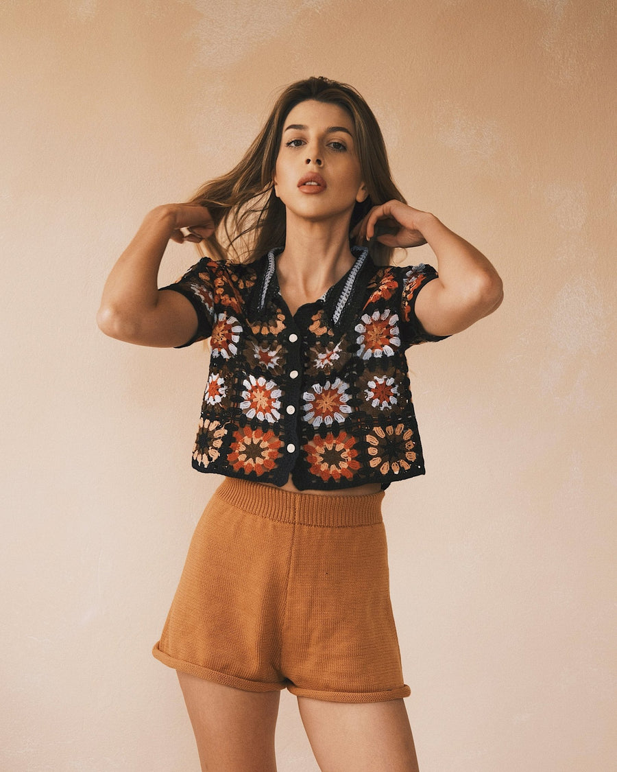 Tops 6 Кольрів вʼязаних літніх кардиганів на ґудзиках ☀️ Чорний - Tsupkyi (Цупкий) Taton.shop