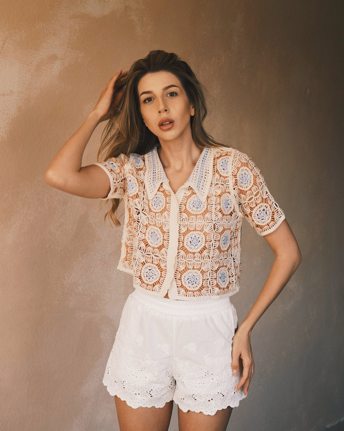 Tops 6 Кольрів вʼязаних літніх кардиганів на ґудзиках ☀️ Коричневий в смужку - Tsupkyi (Цупкий) Taton.shop