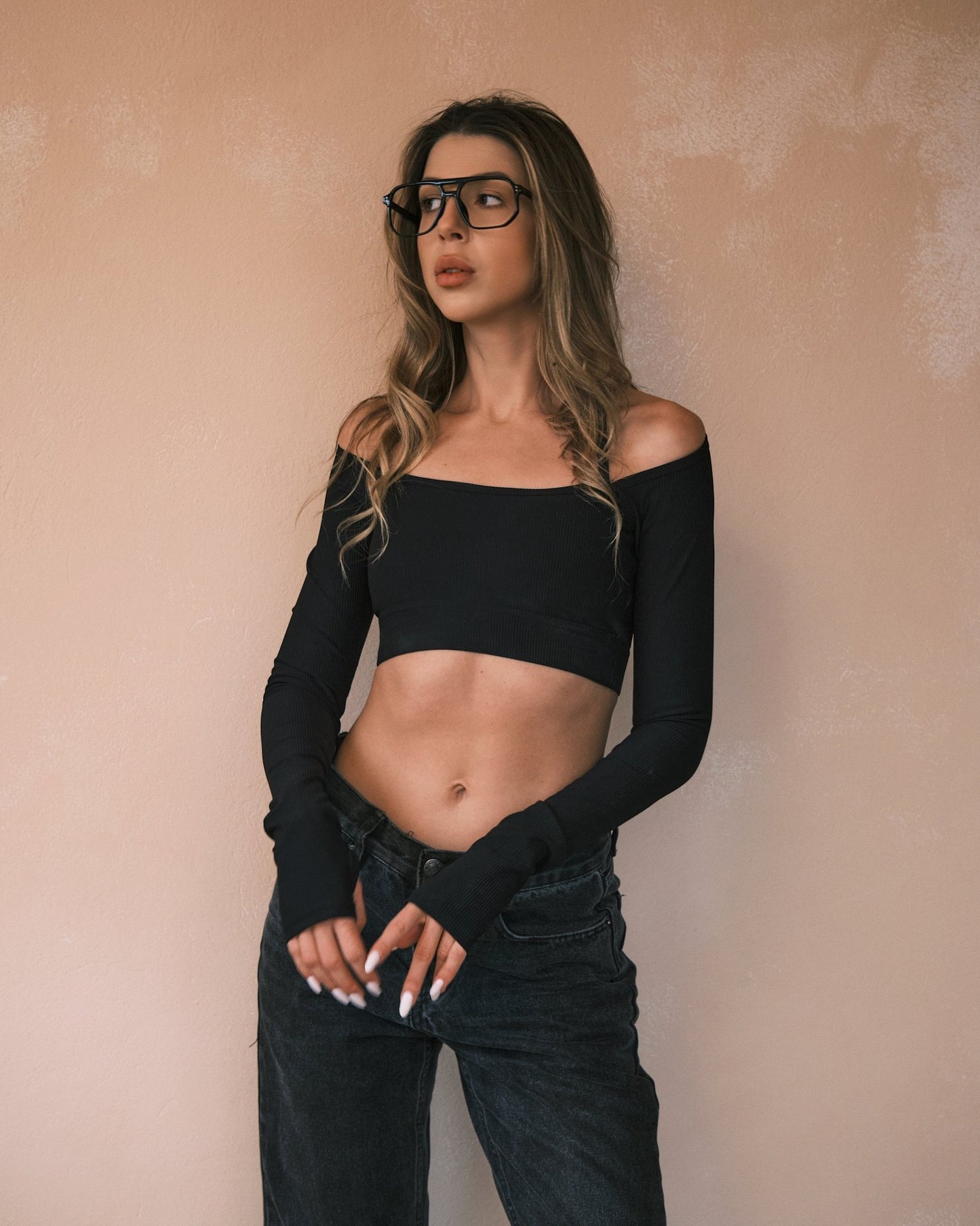 Tops Лонгслів з відкритими плечима White S - Tsupkyi (Цупкий) Taton.shop