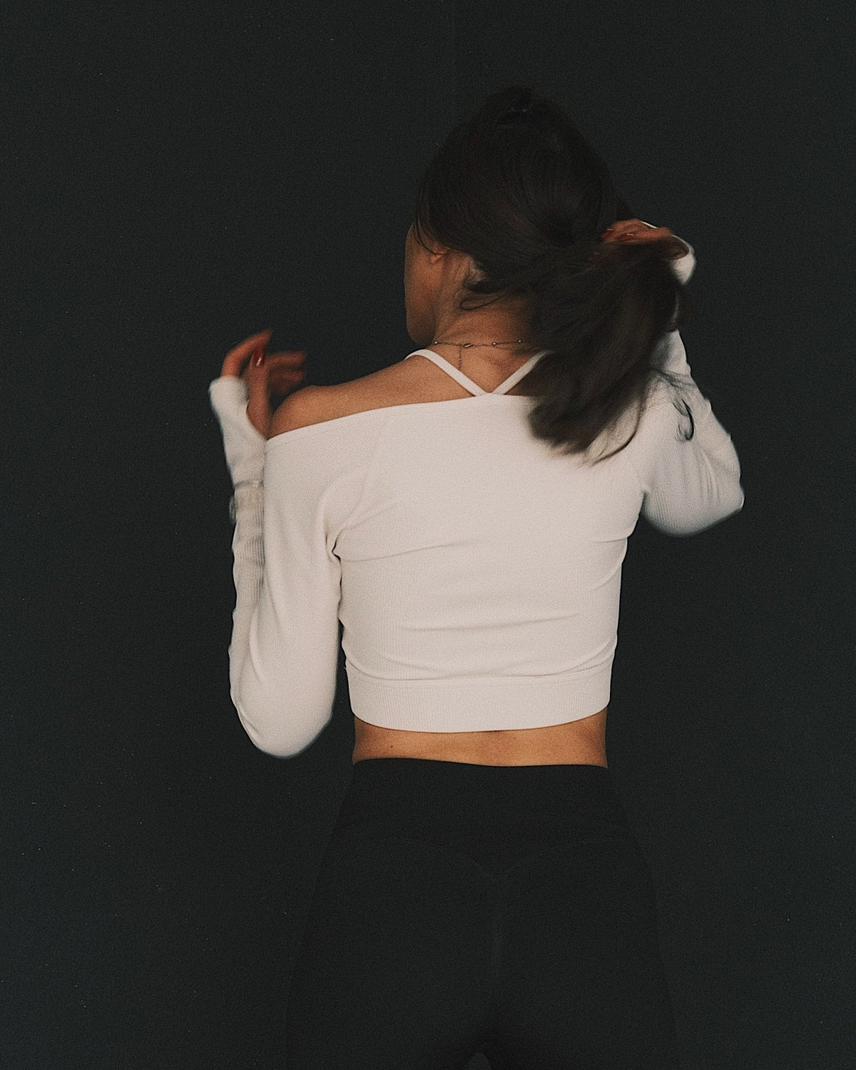 Tops Лонгслів з відкритими плечима White S - Tsupkyi (Цупкий) Taton.shop