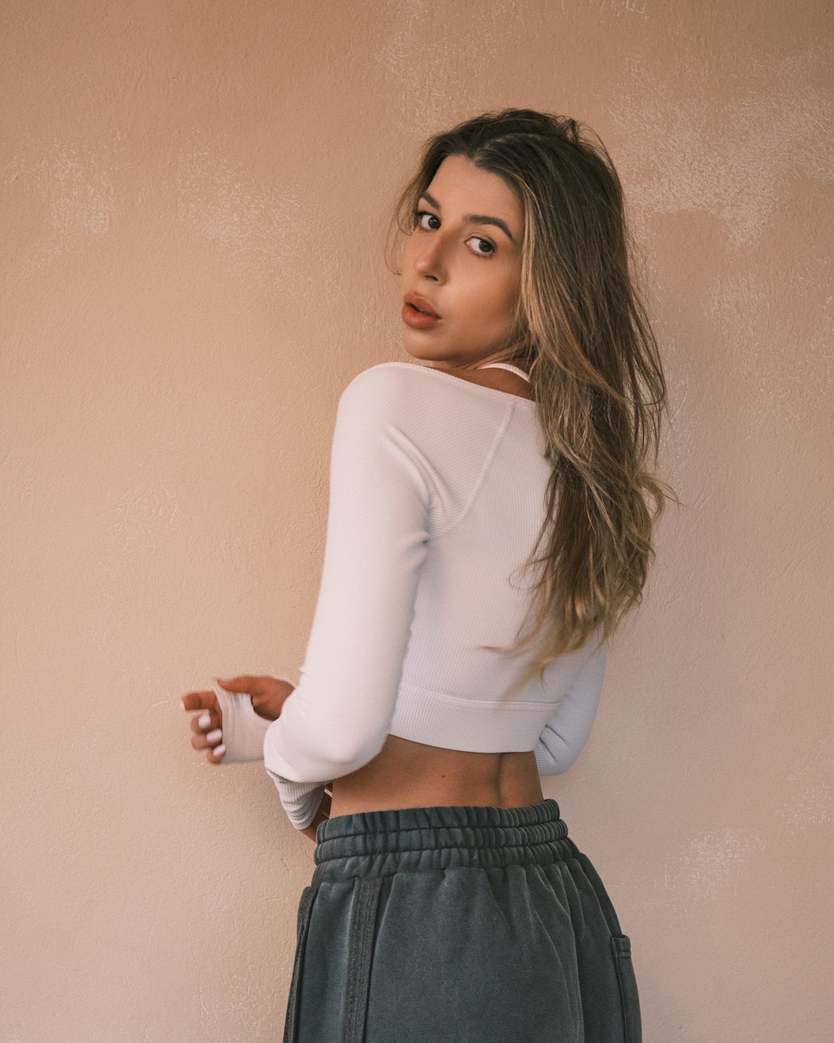 Tops Лонгслів з відкритими плечима White S - Tsupkyi (Цупкий) Taton.shop