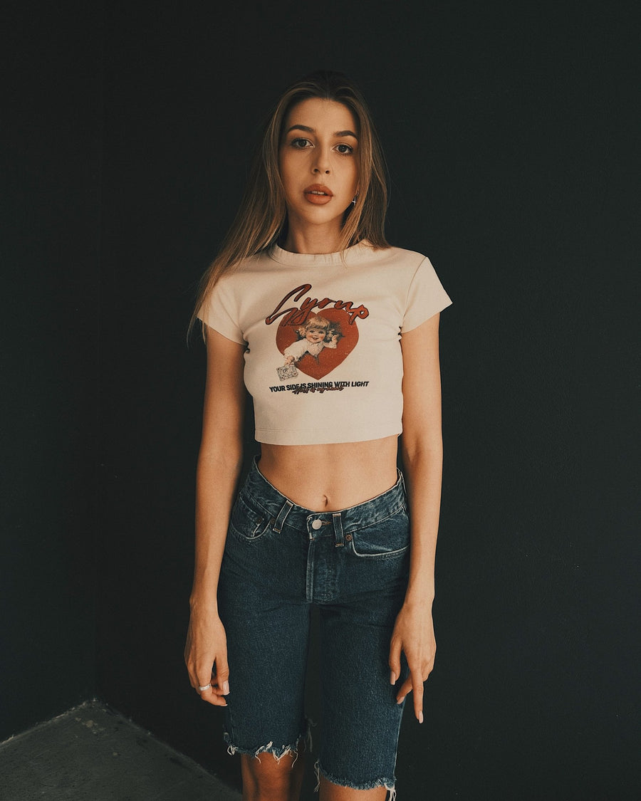 Tops Топ з Ретро принтом «Syrup» S - Tsupkyi (Цупкий) Taton.shop