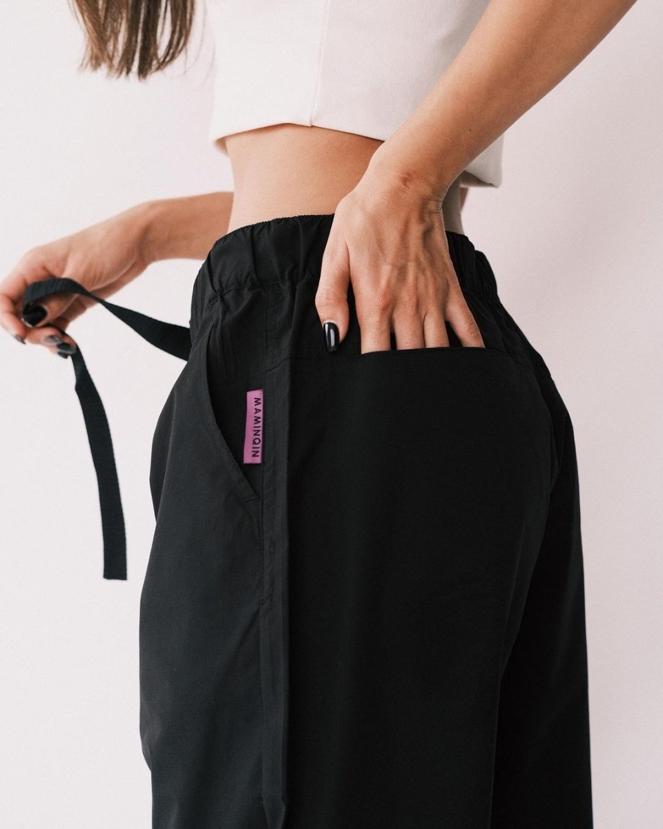 Брюки Укорочені брюки в клітинку Чорні M - Tsupkyi (Цупкий) Taton.shop