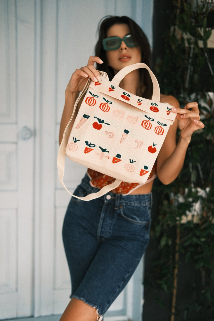 Bags В'язана Сумка Шопер Садівника Полунички - Kashket.me Taton.shop