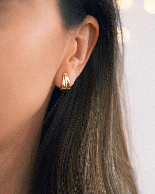 Золотиста крапля - сережки - Kashimir.me Taton.shop
