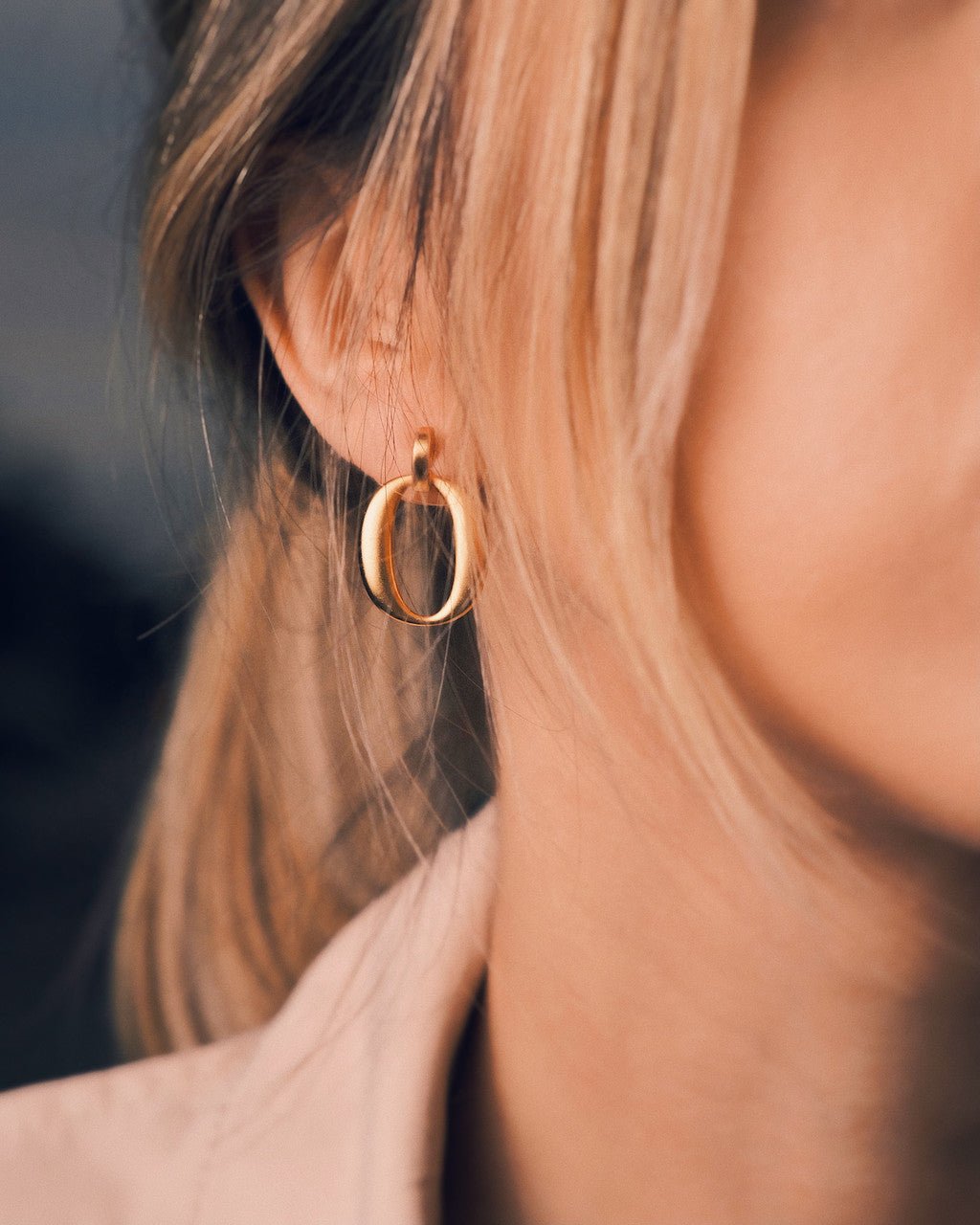 Золотистий Олімп - Сережки гвіздочки - Kashimir.me Taton.shop