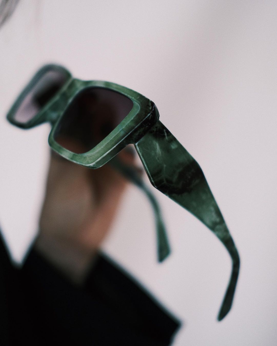 Sunglasses Гранені дужки Сапфірові (Зелені) - Okuliarnyi Taton.shop